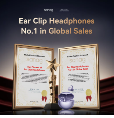 Sanag S6S Free Open Ear Clip on Earphones 3D Sound Bluetooth Headphones OWS Sport Wireless Headset Touch Control APP EQ