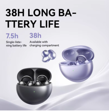 Sanag S6S Free Open Ear Clip on Earphones 3D Sound Bluetooth Headphones OWS Sport Wireless Headset Touch Control APP EQ